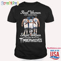Real Women Love Basketball Smart Women Love The Minnesota Timberwolves T Shirt