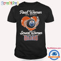 Real Women Love Hockey Smart Women Love The Edmonton Oilers T Shirt
