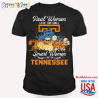 Real Women Love Softball Smart Women Tennessee Volunteers T Shirt