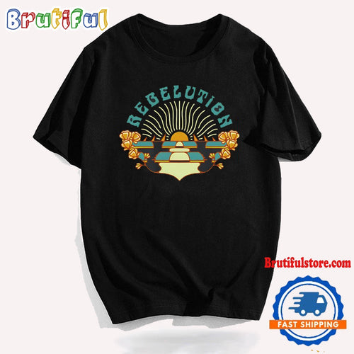 Rebelution Music Retro Sunrise T Shirt