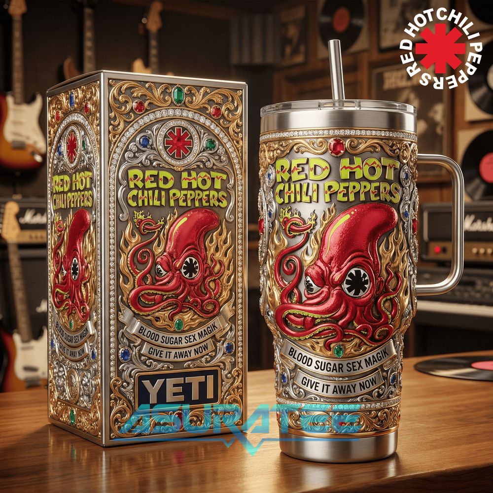 Red Hot Chili Peppers Blood Sugar Sex Magik Special YETI Tumbler