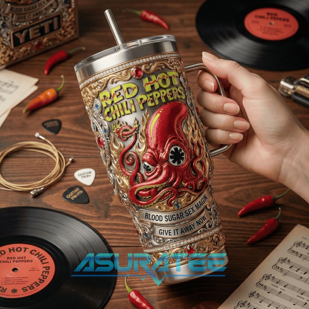 Red Hot Chili Peppers Blood Sugar Sex Magik Special YETI Tumbler