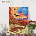 Red Rocks June 21 23 2024 Morrison Colorado Wall Art Poster Canvas