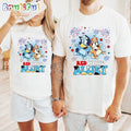 Red White Bluey Happy Independence Day 4th Of July Shirt, Bluey T Shirt, Mens Bluey Shirt, Womens Bluey Shirt