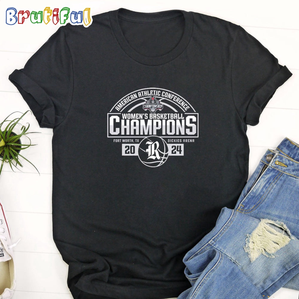 Rice Owls Women’s Basketball 2024 Conference Tournament Champions T Shirt