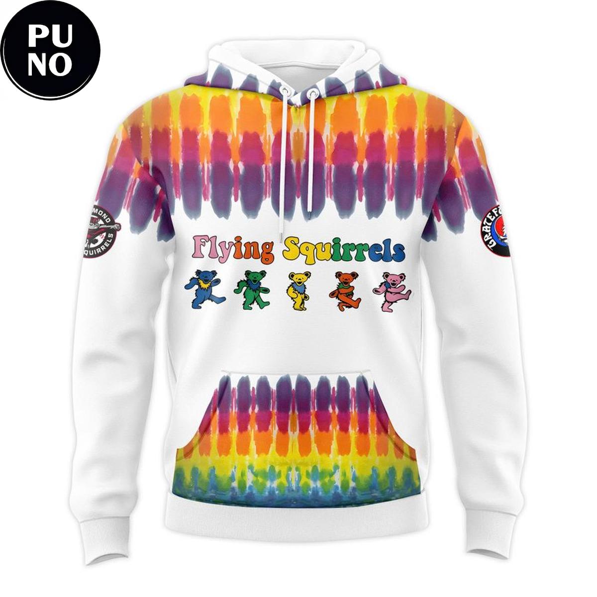Richmond Flying Squirrels x Grateful Dead Night 2026 Hoodie T-Shirt