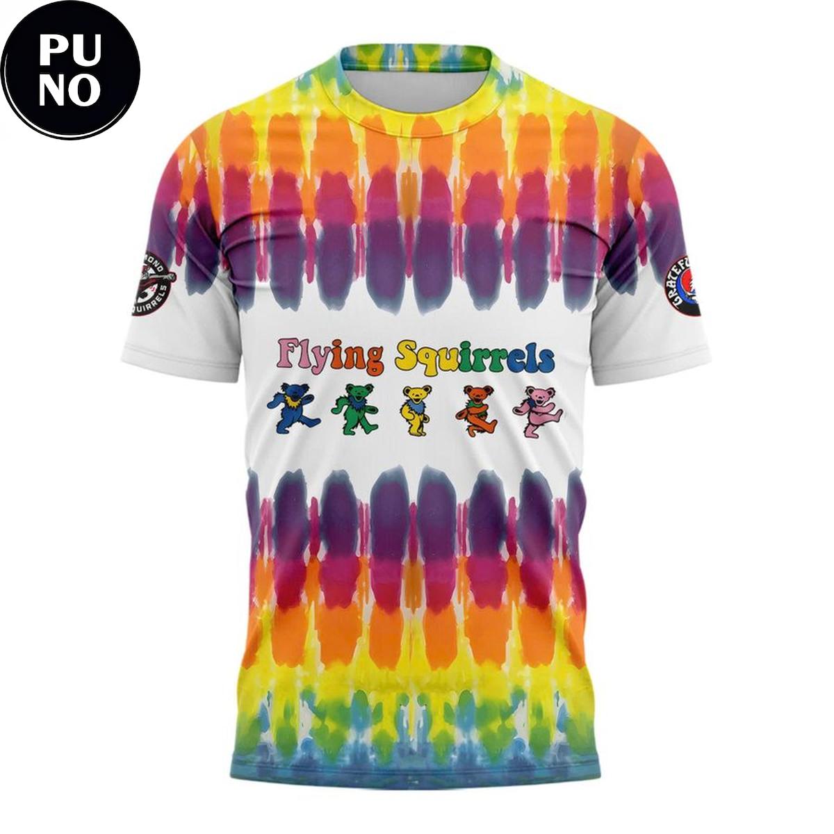 Richmond Flying Squirrels x Grateful Dead Night 2026 Hoodie T-Shirt
