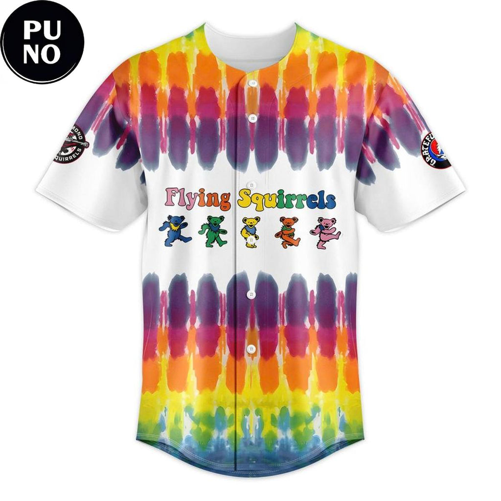 Richmond Flying Squirrels x Grateful Dead Night 2026 Personalized Baseball Jersey