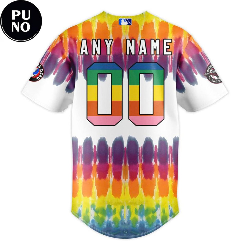 Richmond Flying Squirrels x Grateful Dead Night 2026 Personalized Baseball Jersey