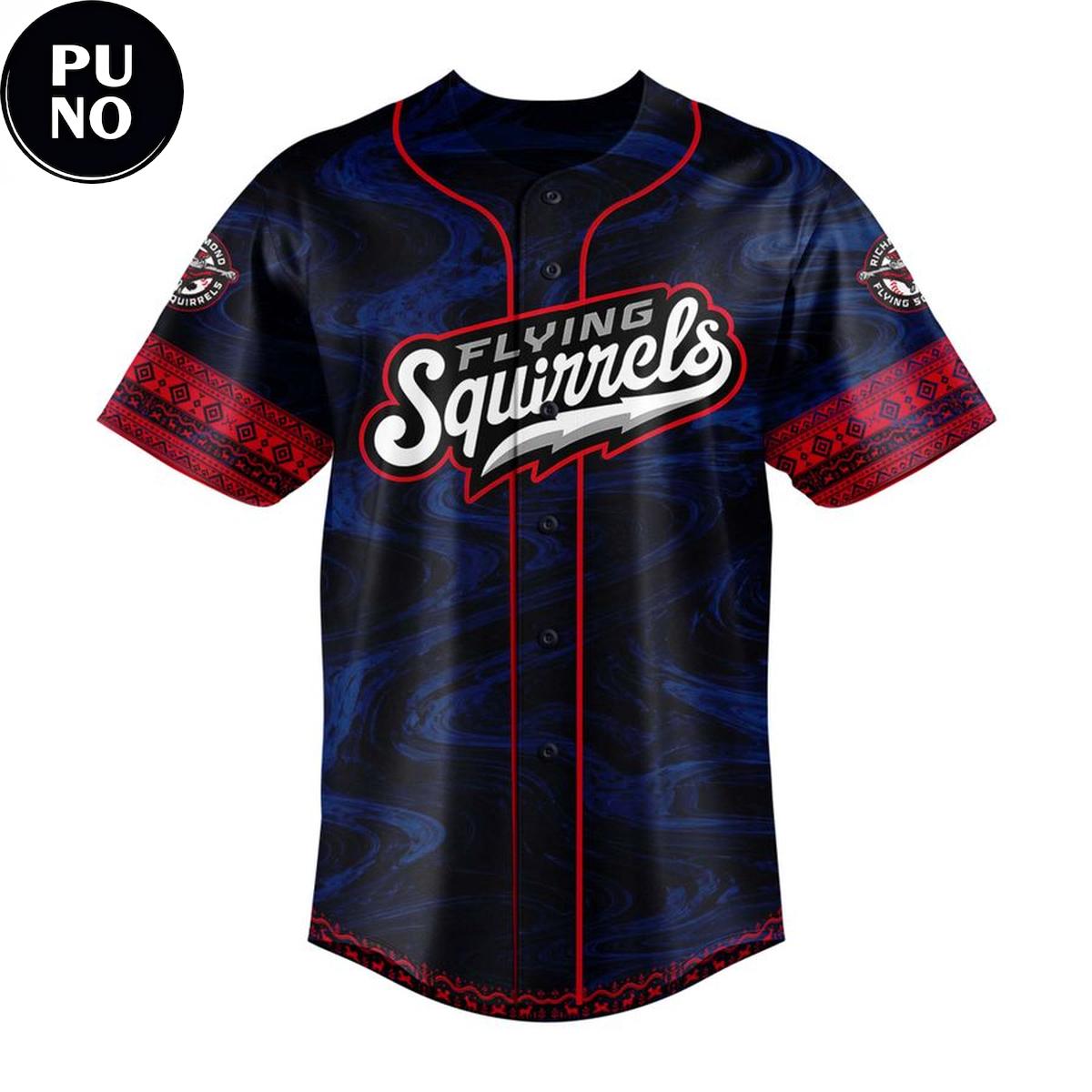 Richmond Flying Squirrels x Native American Heritage 2026 Personalized Baseball Jersey