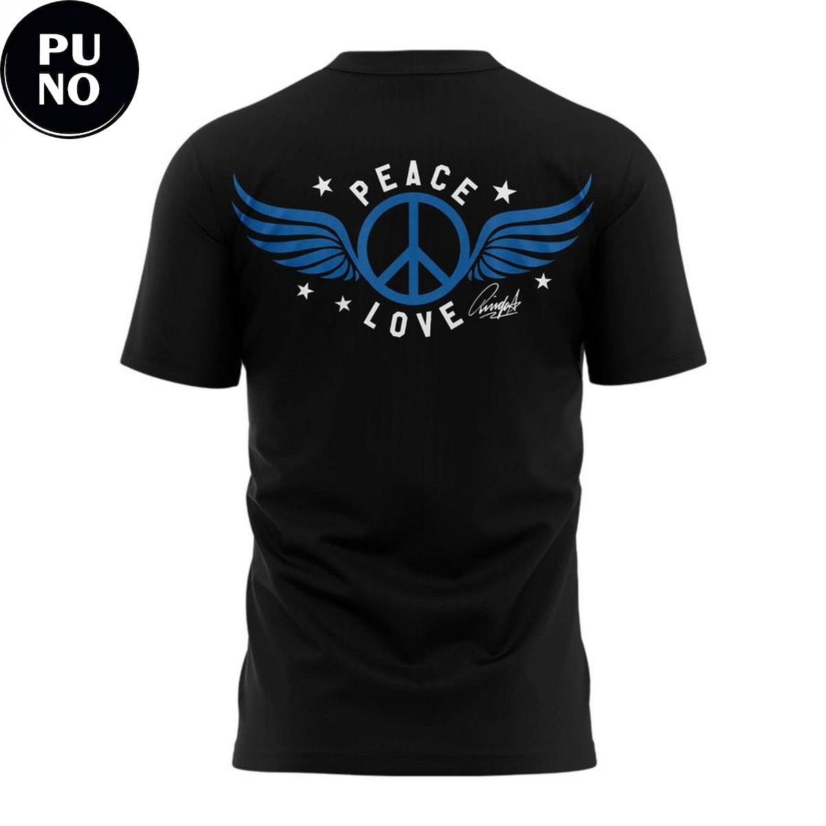 Ringo Starr 86 Birthday Peace & Love 2026 T-Shirt