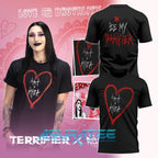 Ripple Junction Black Rhea Ripley x Terrifier Be My Terrifier Shirt