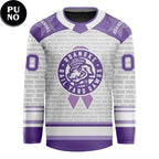 Roanoke Rail Yard Dawgs 2026 Stick it to Cancer Night Personalized Hockey Jersey