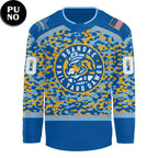 Roanoke Rail Yard Dawgs Military Appreciation Night 2026 Personalize Hockey Jersey