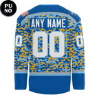 Roanoke Rail Yard Dawgs Military Appreciation Night 2026 Personalize Hockey Jersey