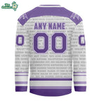 Roanoke Rail Yard Dawgs Stick It To Cancer Night 2026 Hockey Jersey