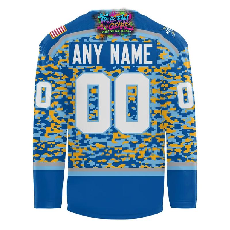 Roanoke Rail Yard Dawgs x Military Appreciation Night 2026 Hockey Jersey