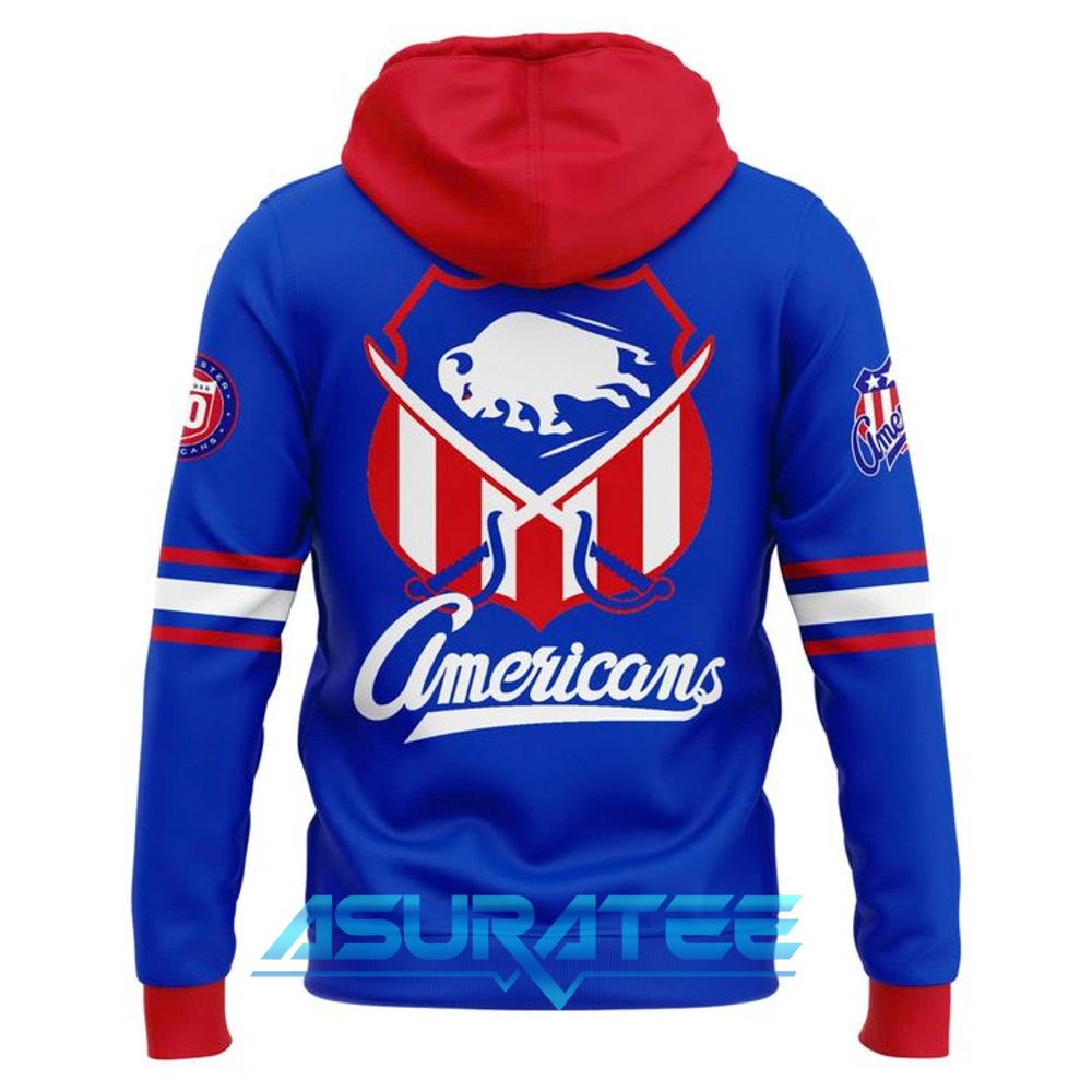 Rochester Americans 1980’s Throwback Night Special Hoodie, Cap