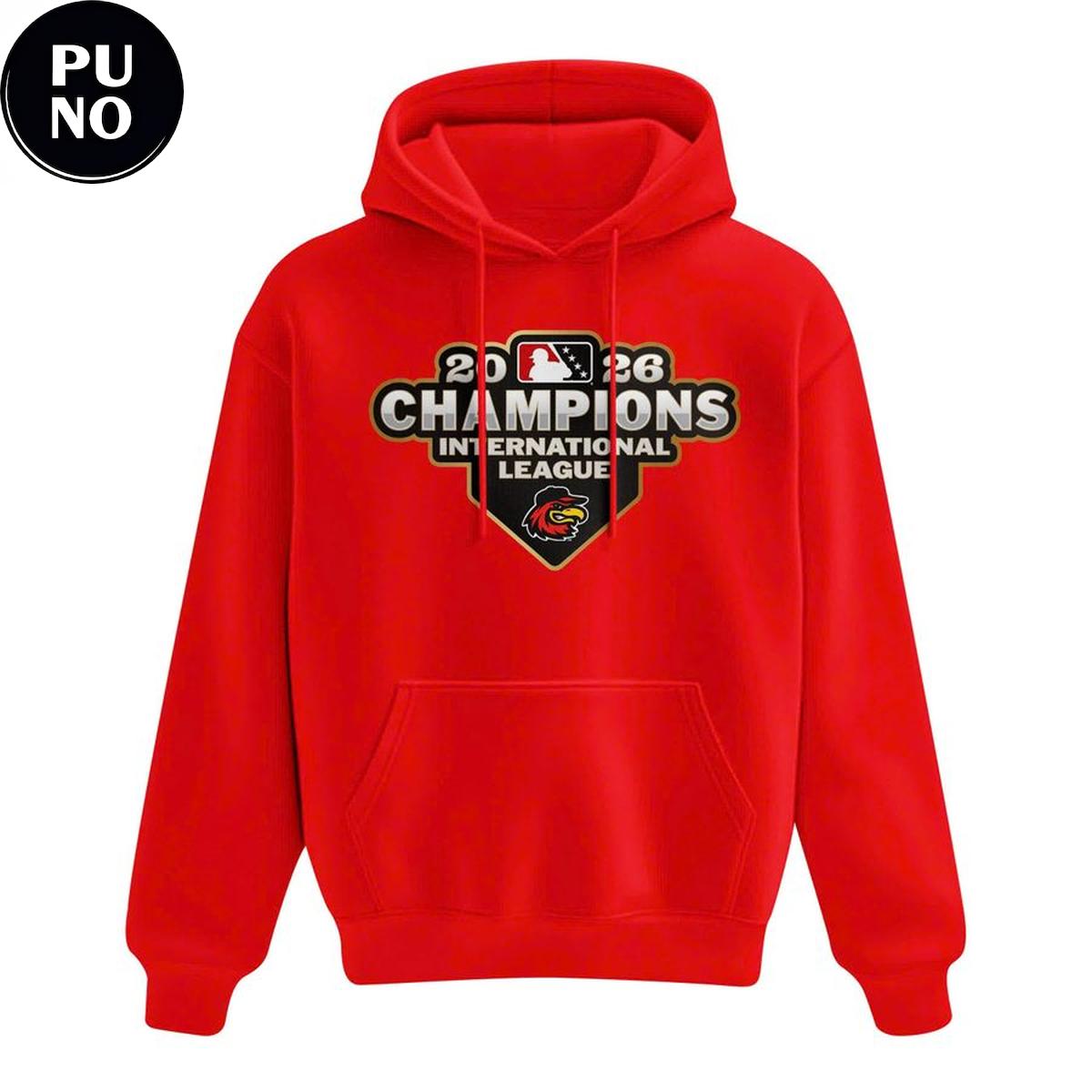Rochester Red Wings International League Champions 2026 Hoodie T-Shirt