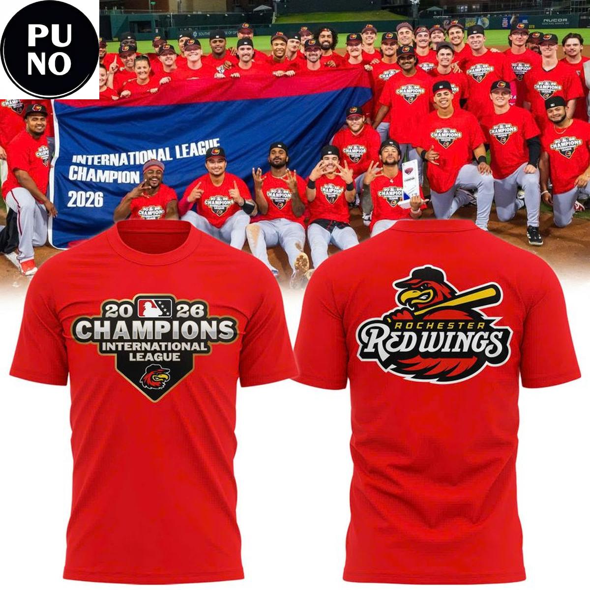 Rochester Red Wings International League Champions 2026 Hoodie T-Shirt