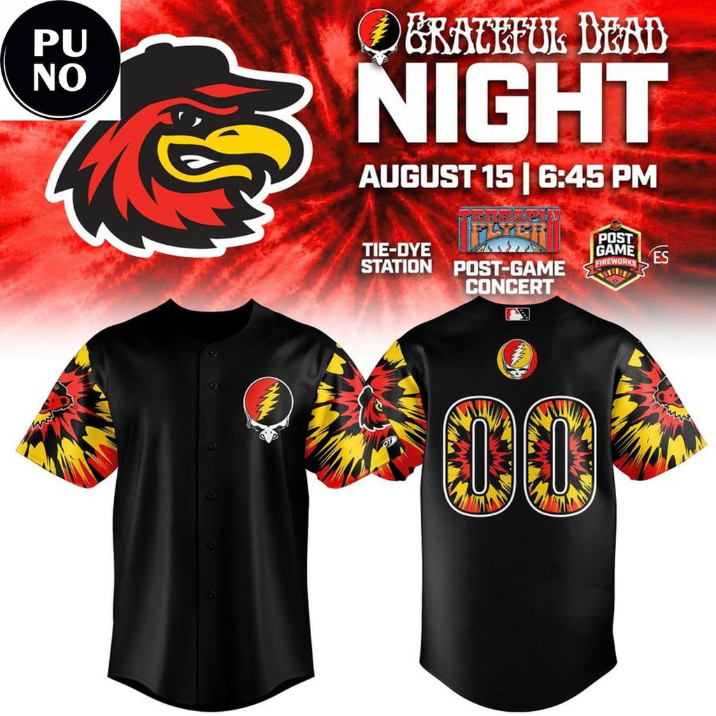 Rochester Red Wings x Grateful Dead Night 2026 Personalized Baseball Jersey