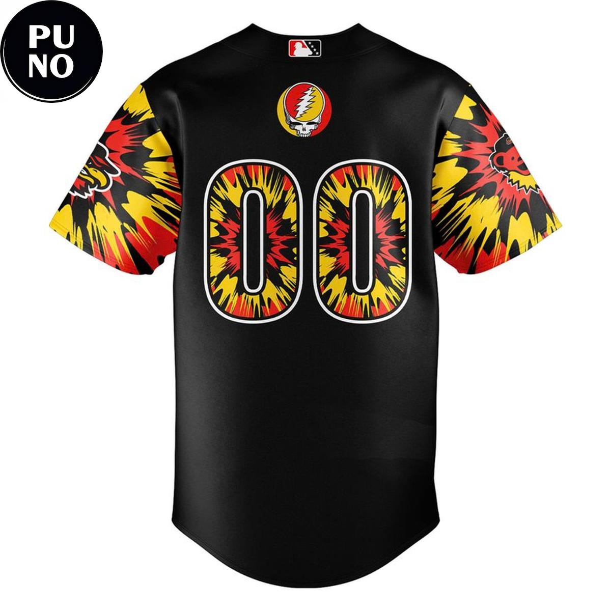 Rochester Red Wings x Grateful Dead Night 2026 Personalized Baseball Jersey