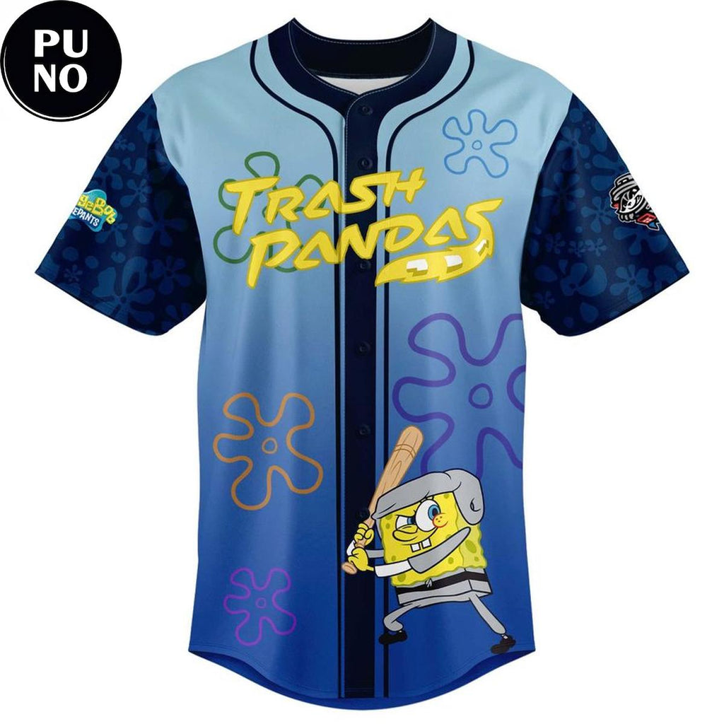 Rocket City Trash Panda x Spongebob Night 2026 Personalized Baseball Jersey