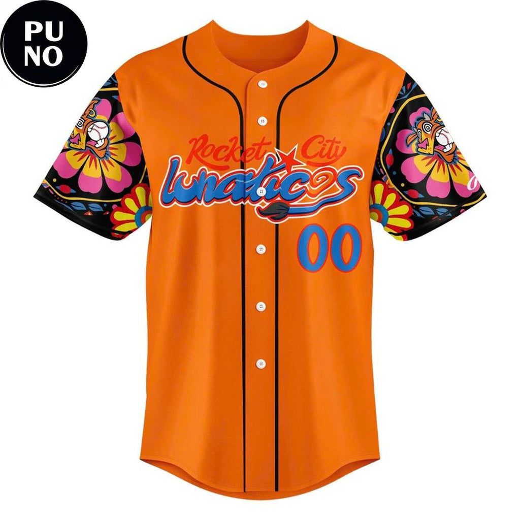 Rocket City Trash Pandas Rawlings Lunaticos Night 2026 Personalized Baseball Jersey