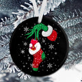 Rooster Socks Grinch Hand Holding Ornament Christmas, The Grinch Ornaments