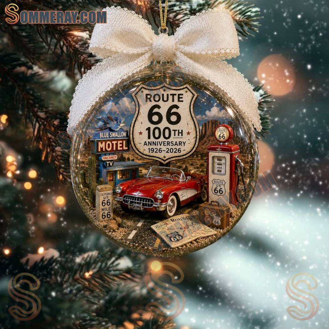 Route 66 100th Anniversary Christmas Ball Ornament
