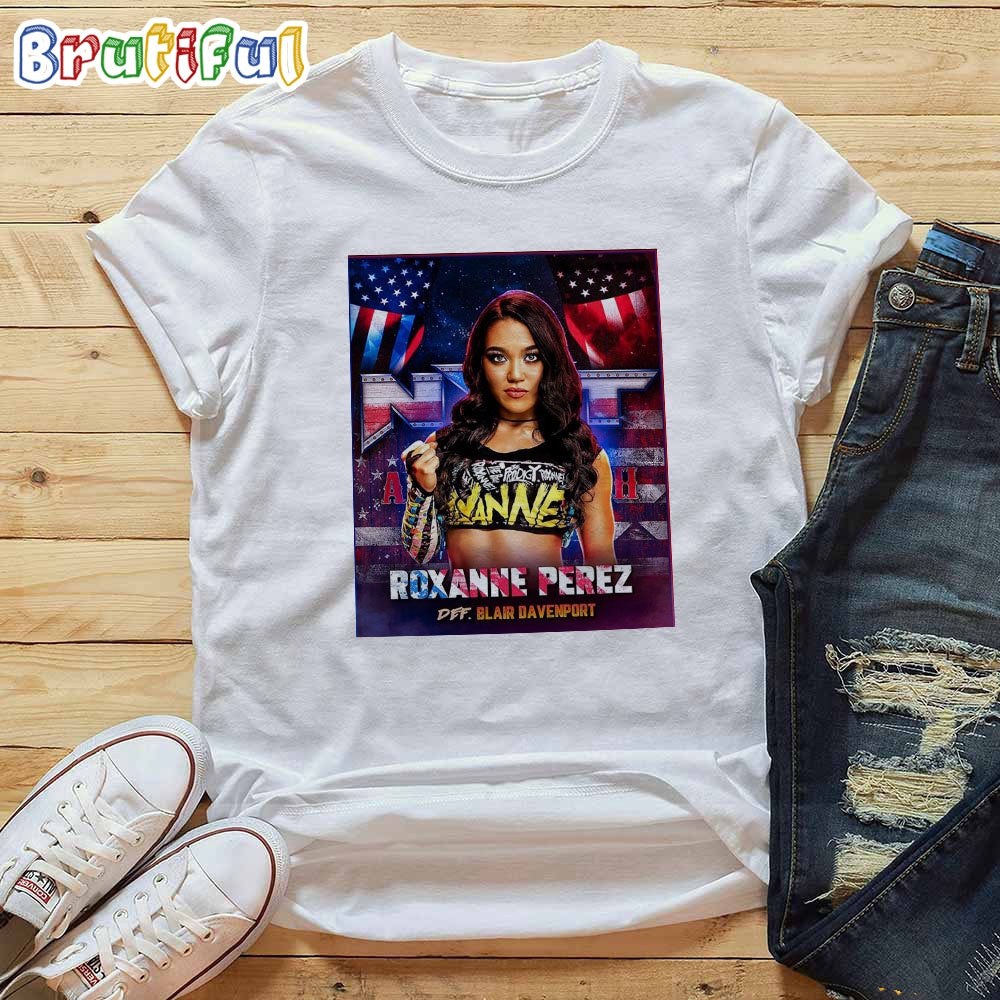Roxanne Perez Defeats Blair Davenport To Win The Weapons Wild Match In WWE NXT The Great American Bash 2023 T-Shirt