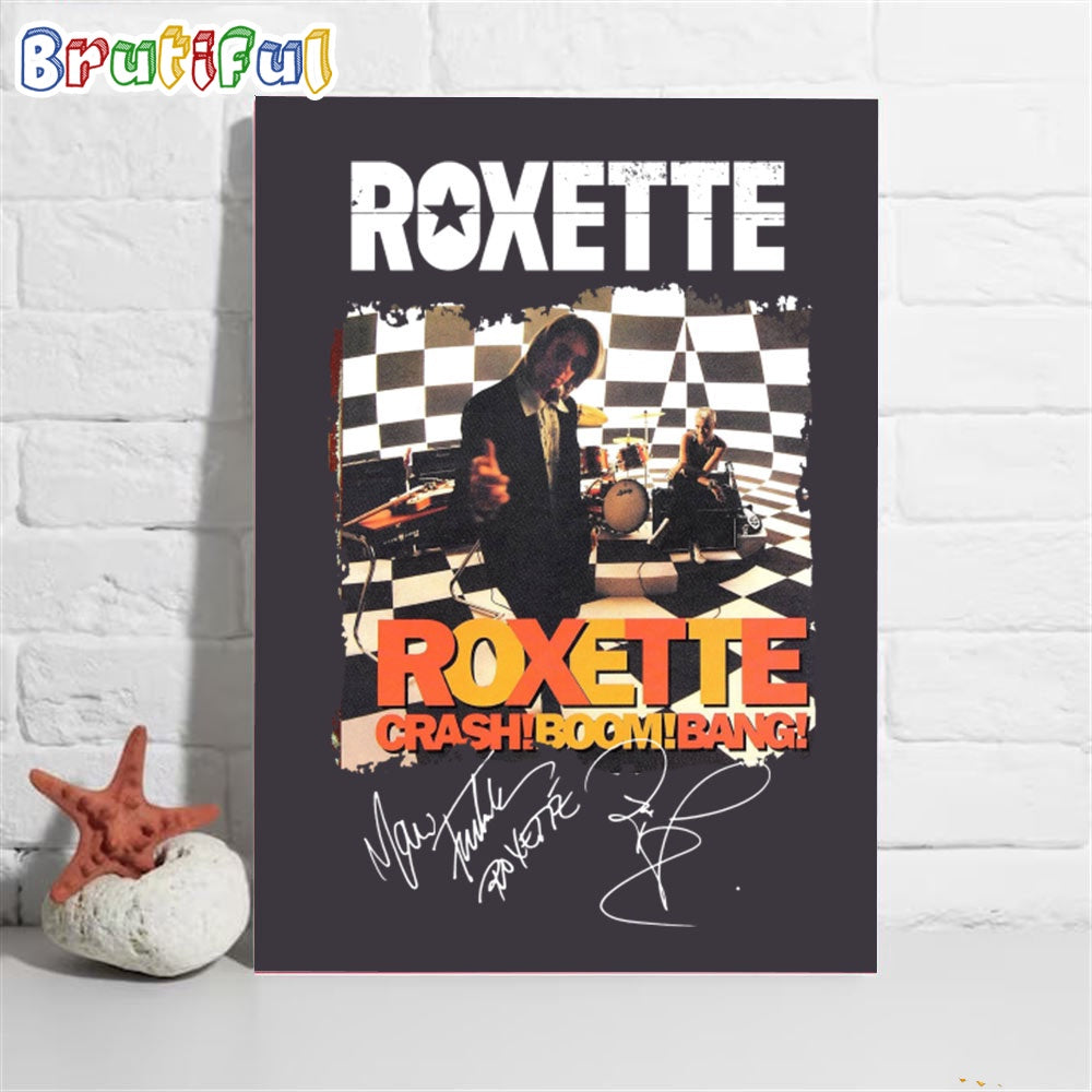 Roxette Crash Boom Bang Wall Decor Poster Canvas