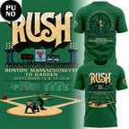 Rush 2026 Fifty Something Tour TD Garden Boston Massachusetts T-Shirt