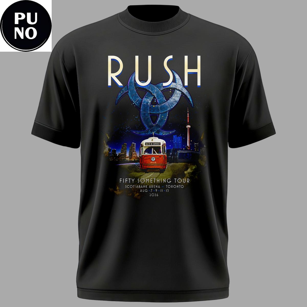 Rush 2026 Fifty Something Tour Toronto T-Shirt