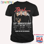 Rush 50th Anniversary 1974-2024 Thank You For The Memories T Shirt