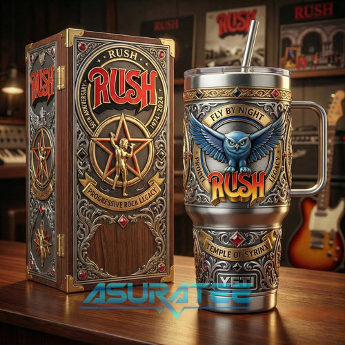 Rush Band Temple of Syrinx Special YETI Tumbler 40oz