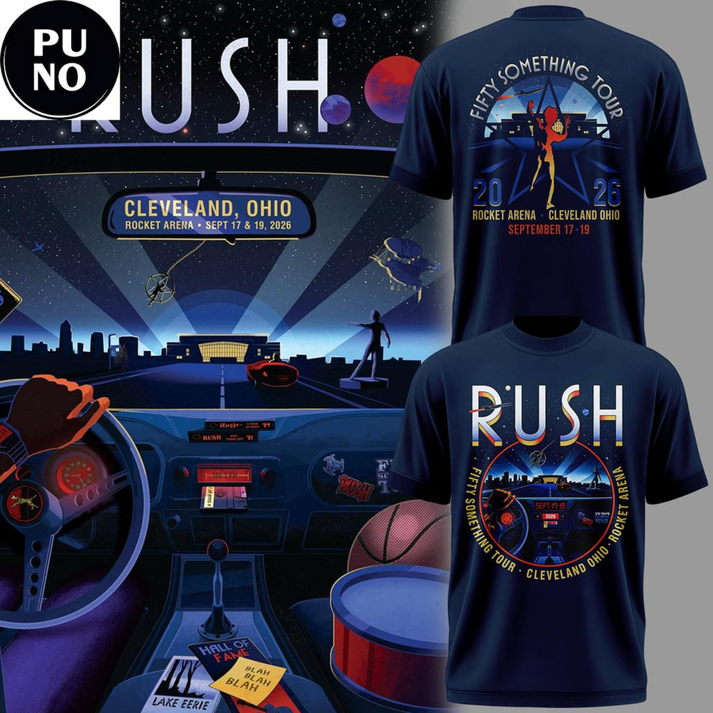 Rush Fifty Something Tour 2026 Cleveland T-Shirt