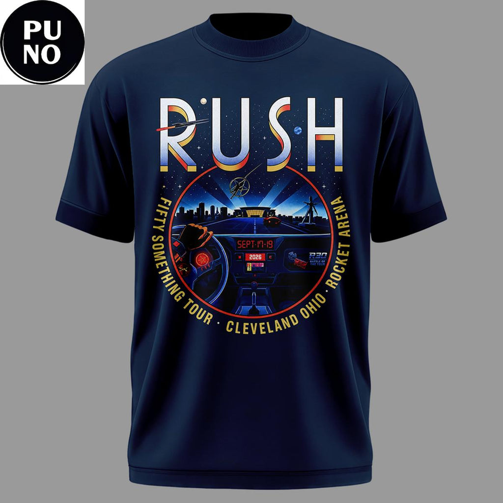 Rush Fifty Something Tour 2026 Cleveland T-Shirt