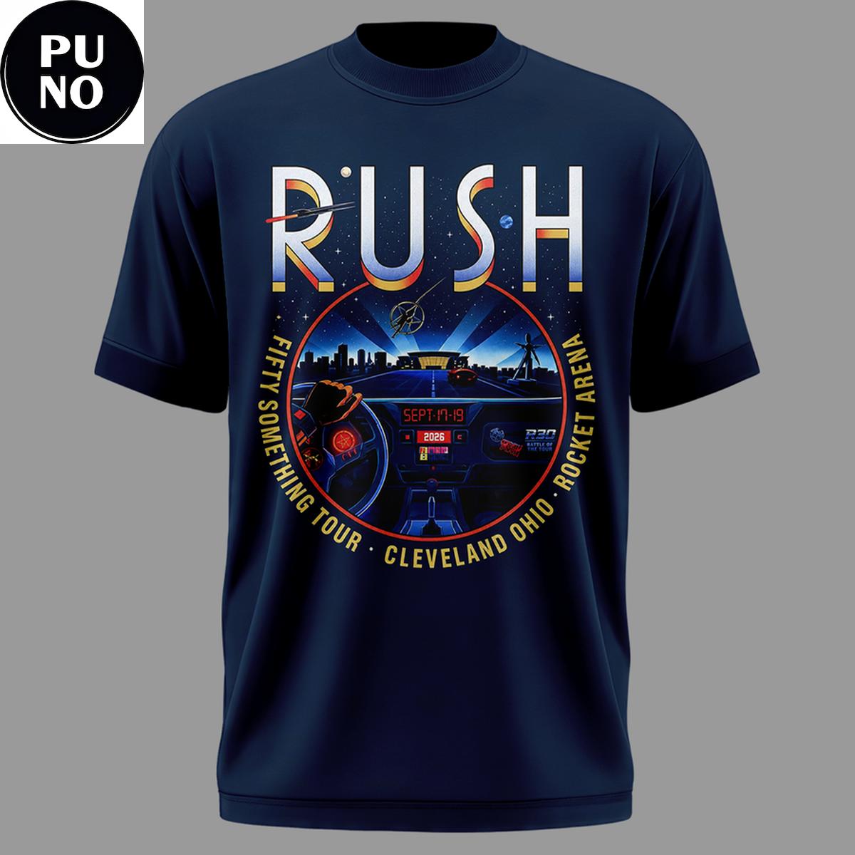 Rush Fifty Something Tour 2026 Cleveland T-Shirt