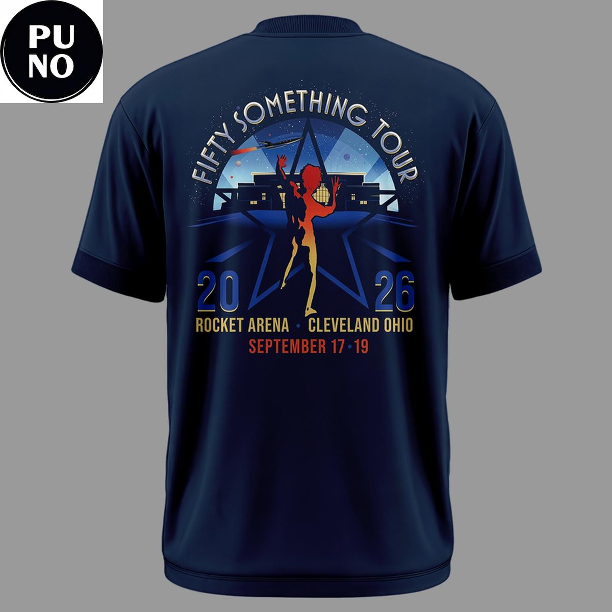 Rush Fifty Something Tour 2026 Cleveland T-Shirt