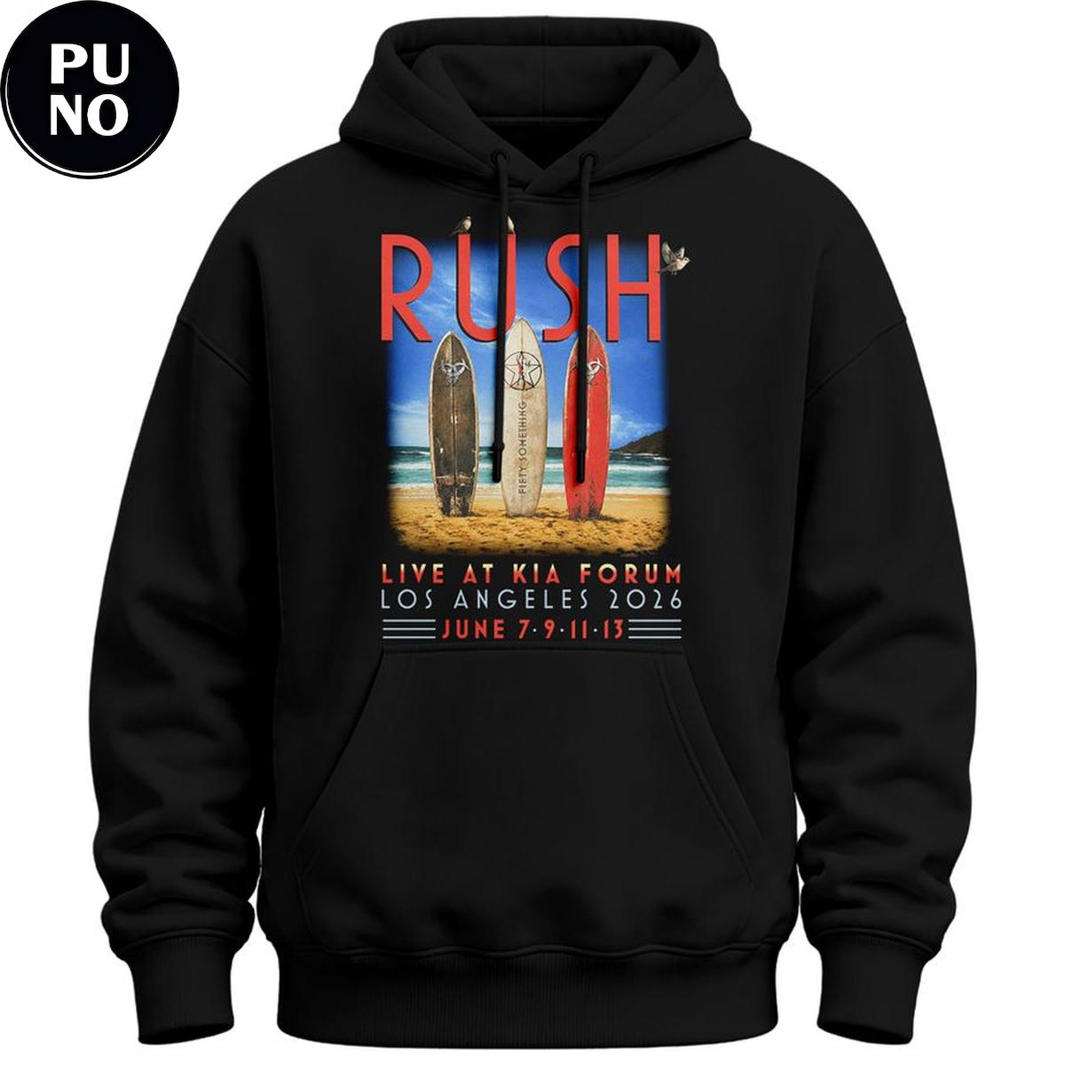 Rush Fifty Something Tour 2026 Hoodie T-Shirt