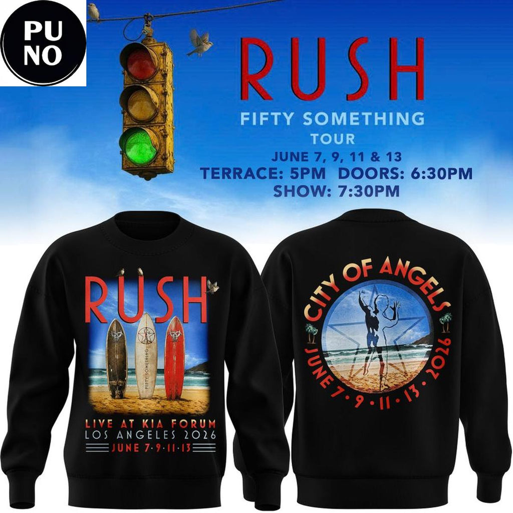 Rush Fifty Something Tour 2026 Hoodie T-Shirt