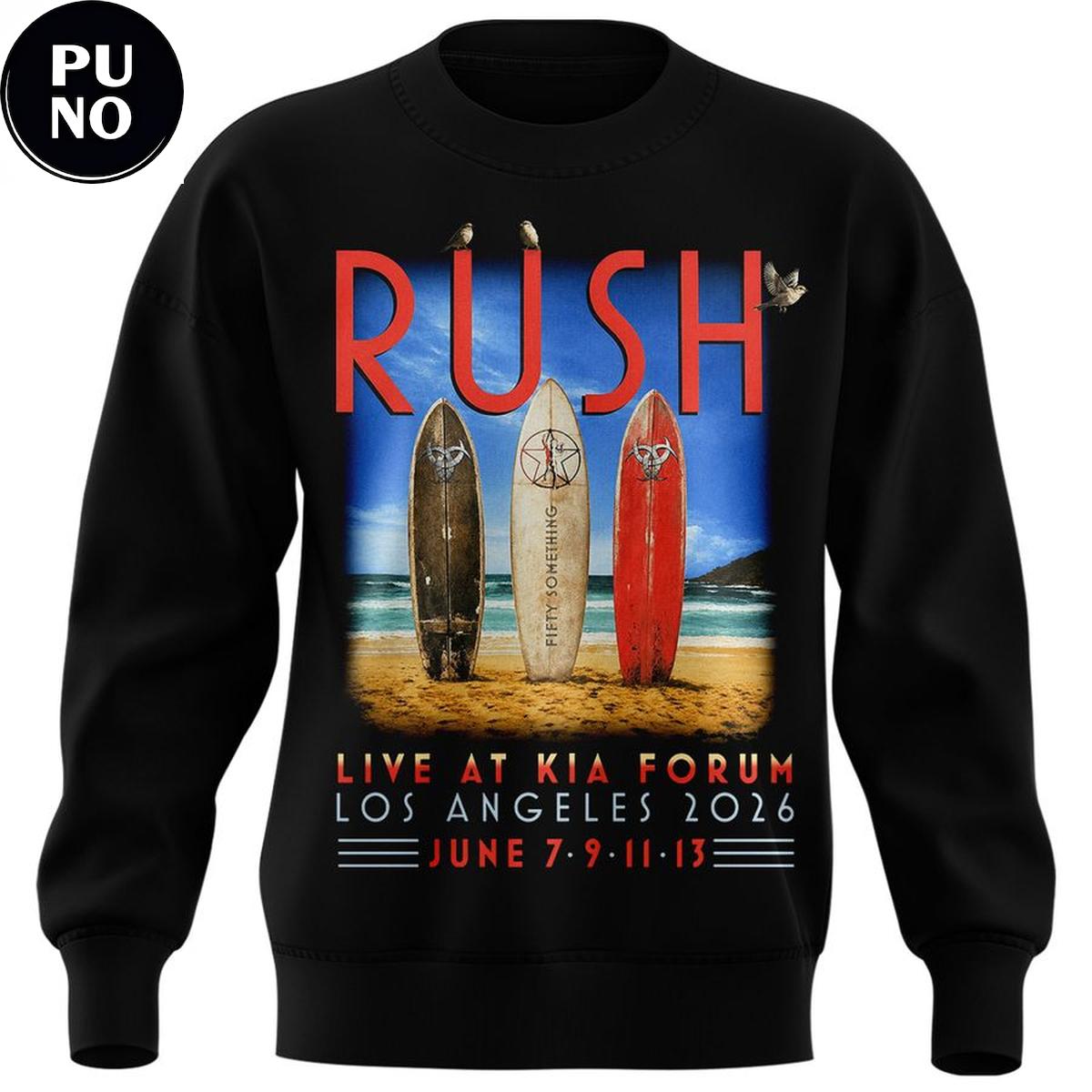 Rush Fifty Something Tour 2026 Hoodie T-Shirt