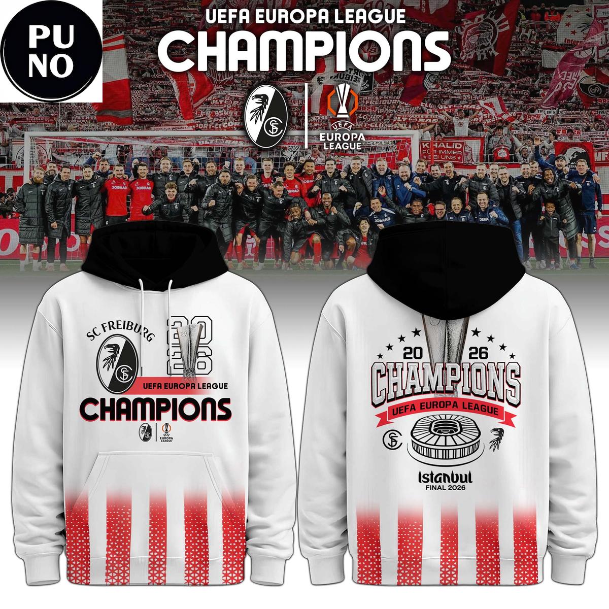 SC Freiburg 2026 Europa League Champions Hoodie T-Shirt