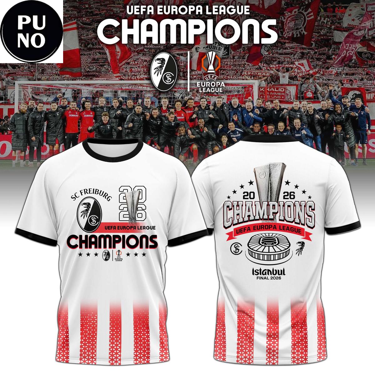 SC Freiburg 2026 Europa League Champions Hoodie T-Shirt