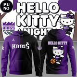 Sacramento Kings x Hello Kitty Night 2026 Half Black Hoodie Shirt
