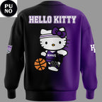 Sacramento Kings x Hello Kitty Night 2026 Half Black Hoodie Shirt