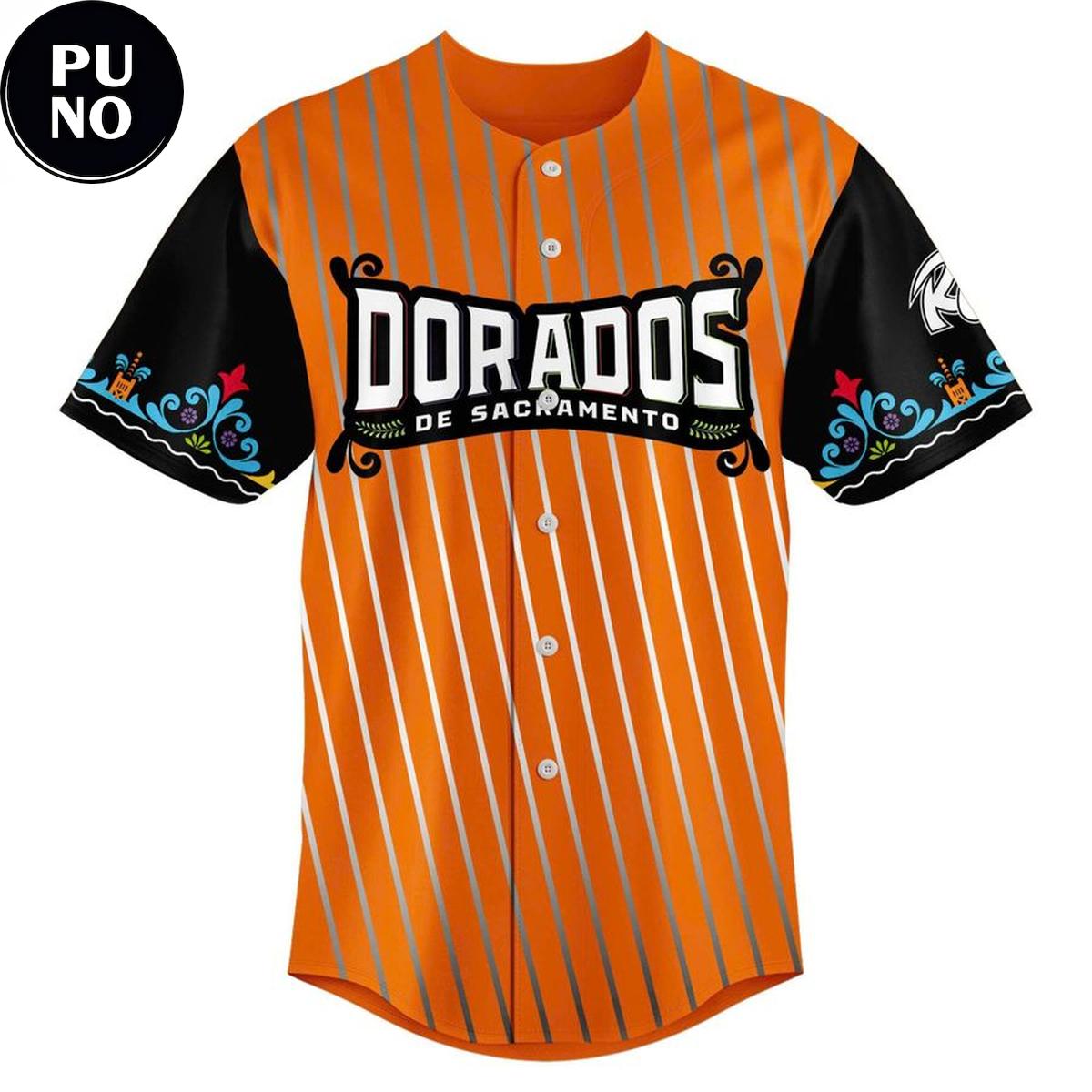 Sacramento River Cats Dorados de Sacramento 2026 Personalized Baseball Jersey