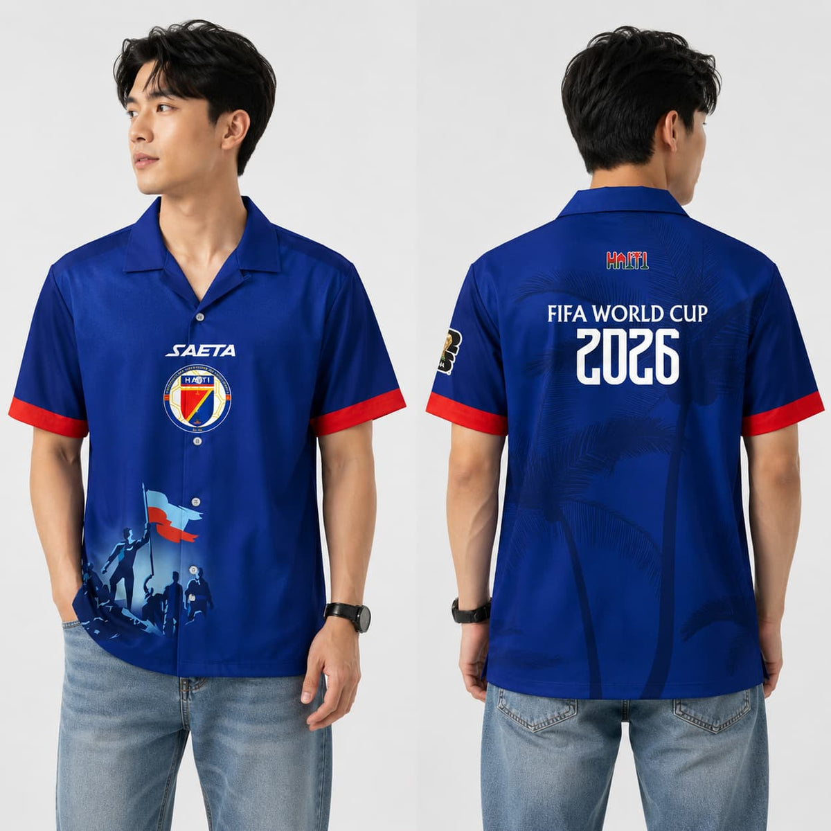 Saeta Haiti World Cup 2026 Hawaiian Shirt