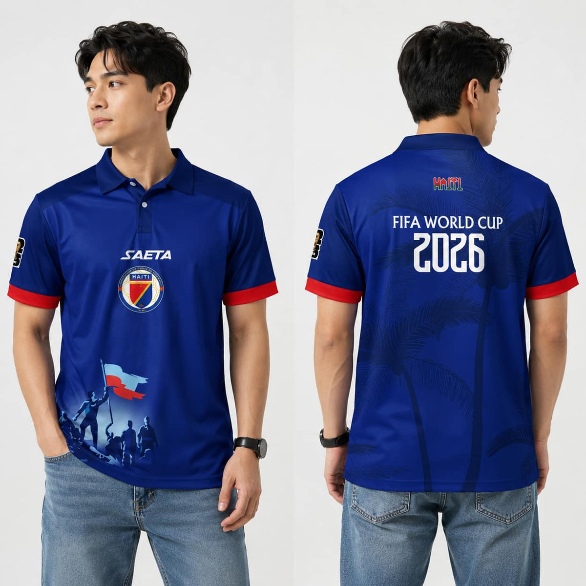 Saeta Haiti World Cup 2026 Polo Shirt